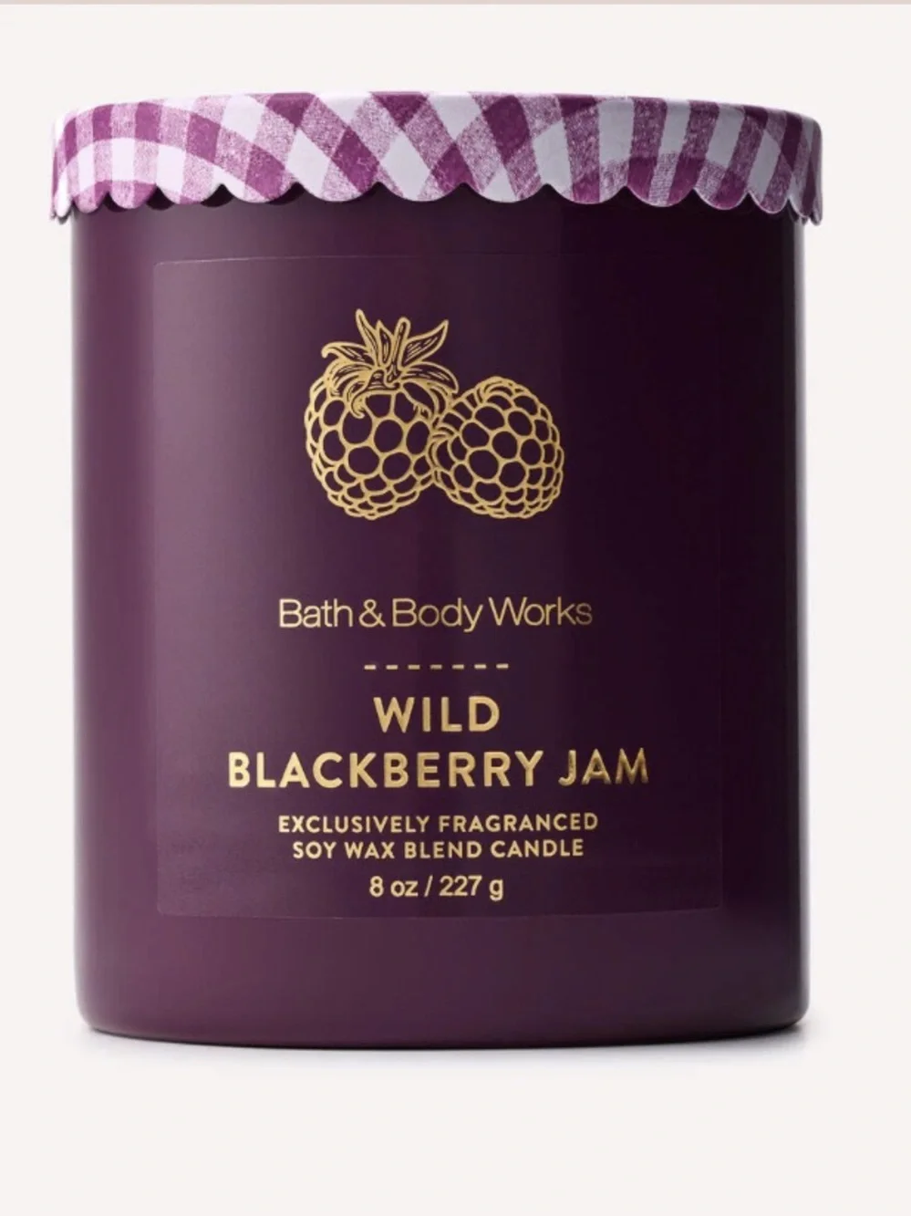 Bath & Body Works Wild Blackberry Jam Single Wick Candle